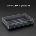 ZOMOPLUS x BugerWork Metal Keycap Storage Box, showcasing detailed CNC engraving with high-level ZOMO art workmanship.