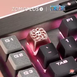 ZOMOPLUS Boa Hancock Keycap elegantly installed on the ESC key, highlighting the detailed craftsmanship and anime charm.