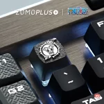 ZOMOPLUS Brook Keycap close-up, showcasing the unique blend of colors and artistic details inspired by One Piece.