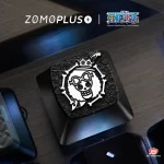 ZOMOPLUS Brook Keycap shown on the keyboard, emphasizing intricate details and playful design.