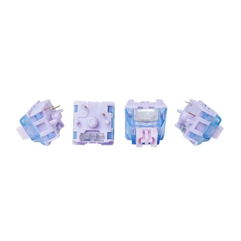 Dream switches with PC top, PA12 bottom housing, and convex light guide.