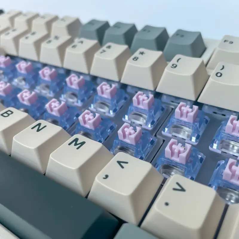 Thocky sound profile with smooth linear press – Jerrzi Dream switches.