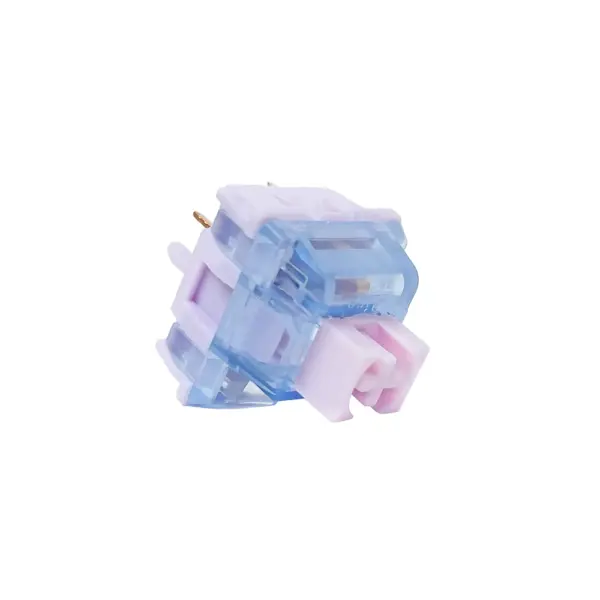 Dream linear switches with upgraded factory lubing for clean keypress feel.