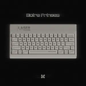 sinokey moire pattern white retro keycap set, cherry profile, durable PBT material